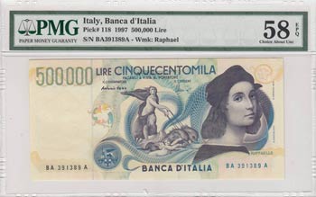 Italy, 500.000 Lire, 1997, AUNC, ... 