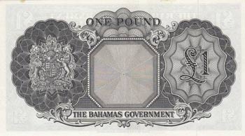 Bahamas, 1 Pound, 1953, AUNC (-), ... 