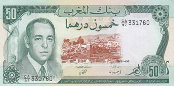 Morocco, 50 Dirhams, 1970-1985, ... 