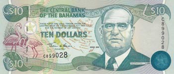 Bahamas, 10 Dollars, 2000, UNC, ... 