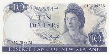 New Zealand, 5 Dollars, 1975, UNC, ... 