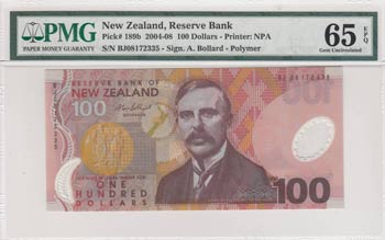 New Zealand, 100 Dollars, ... 