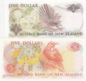 New Zealand, 1-5 Dollar, ... 