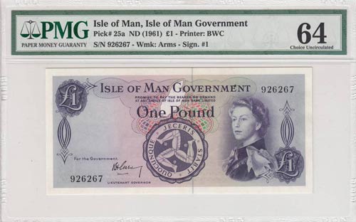 Isle of Man, 1 Pound, 1961, ... 