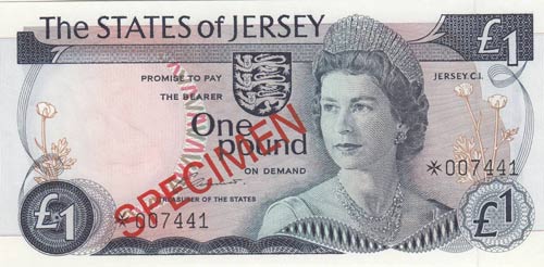 Jersey, 1 Pound, 1978, UNC,p11as, ... 
