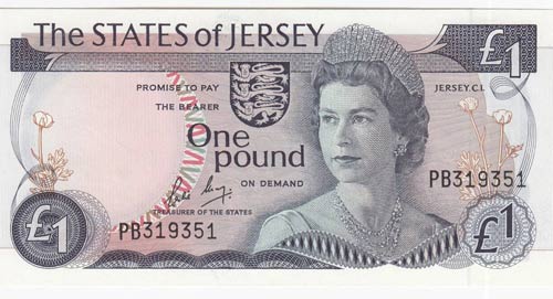Jersey, 1 Pound, 1976/1988, ... 