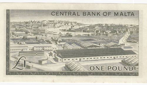 Malta, 1 Pound, 1967, AUNC,p29