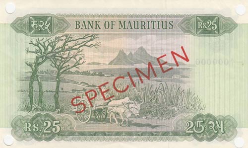 Mauritius, 25 Rupees, 1967, ... 