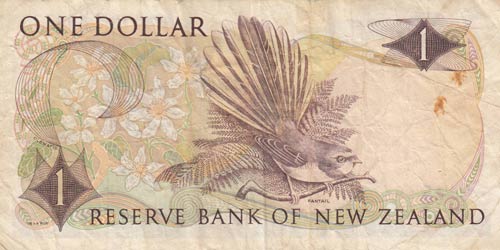 New Zealand, 1 Dollar, 1975, VF ... 