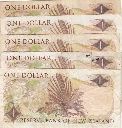 New Zealand, 1 Dollar, 1977, ... 