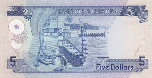 Solomon Islands, 5 Dollars, 1977, ... 