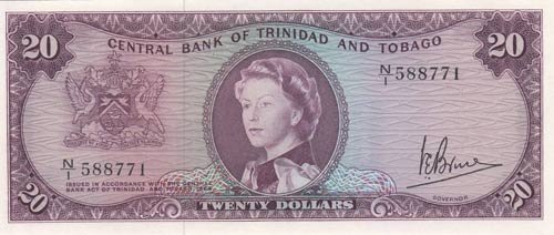 Trinidad & Tobago, 20 Dollars, ... 