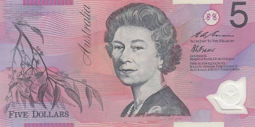 Australia, 5 Dollars, 1995, ... 