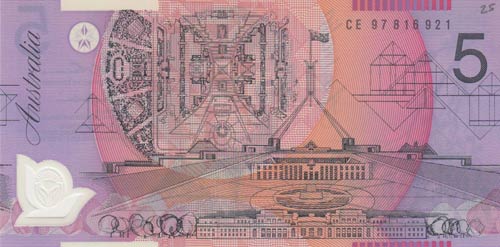 Australia, 5 Dollars, 1997, ... 
