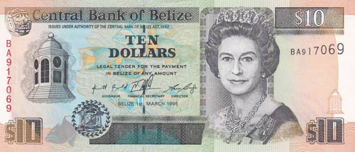 Belize, 10 Dollars, 1996, UNC,p59a
