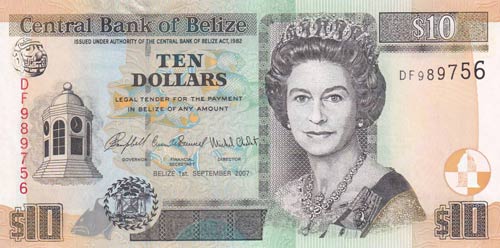 Belize, 10 Dollars, 1997, UNC,p62a