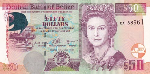 Belize, 50 Dollars, 1997, UNC,p64a
