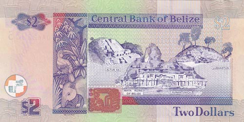 Belize, 2 Dollars, 2003, UNC,p66a