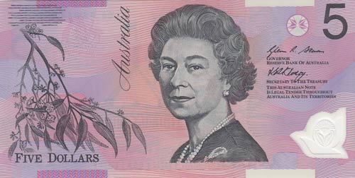 Australia, 5 Dollars, 2008, ... 