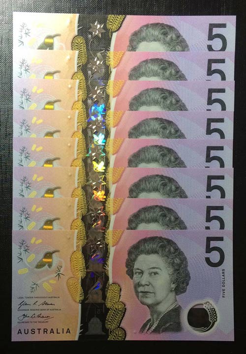 Australia, 5 Dollars, 2016, ... 