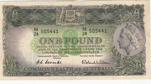 Australia, 1 Pound, 1961/1965, ... 
