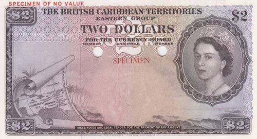 British Caribbean Territories, 2 ... 
