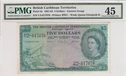 British Caribbean Territories, 5 ... 