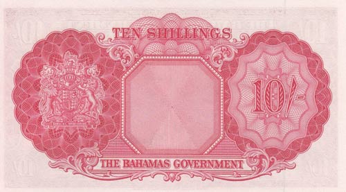 Bahamas, 10 Shillings, 1953, ... 
