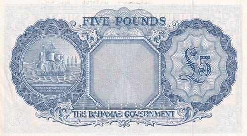 Bahamas, 5 Pounds, 1953, ... 