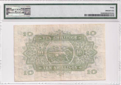East Africa, 10 Shillings, 1953, ... 