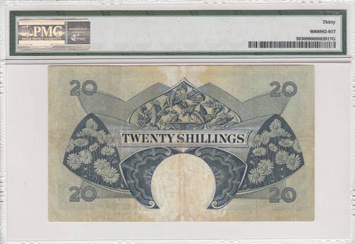 East Africa, 20 Shillings, ... 