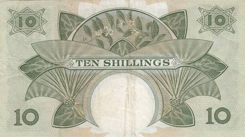East Africa, 10 Shillings, 1962, ... 