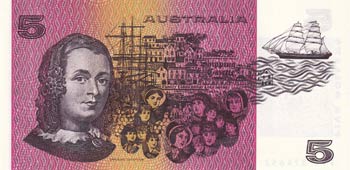 Australia, 5 Dollars, 1974/1991, ... 