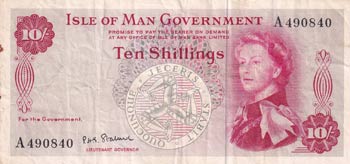 Isle of Man, 10 Shilings, 1967, ... 