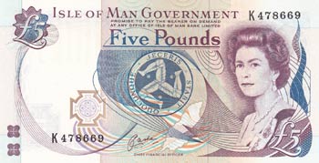 Isle of Man, 5 Pounds, 1983, UNC, ... 