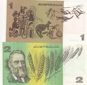 Australia, 1-2 Dollars, 1979/1985, ... 