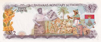 Bahamas, 1/2 Dollar, 1968, UNC, p26
