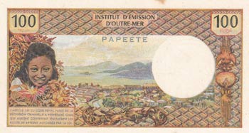 New Hebrides, 100 Francs, 1970, ... 