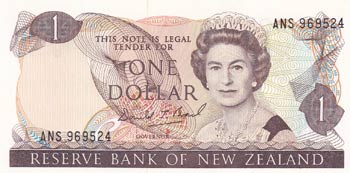 New Zealand, 1 Dollar, 1989, UNC, ... 