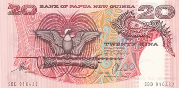 Papua New Guinea, 20 Kina, 1988, ... 