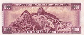 Peru, 1.000 Soles de Oro, 1961, ... 