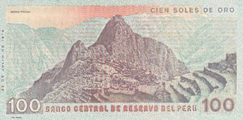 Peru, 100 Soles de Oro, 1976, UNC, ... 