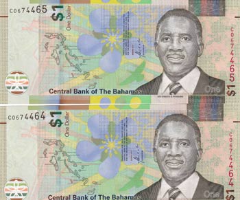 Bahamas, 1 Dollar, 2017, UNC, p77, ... 