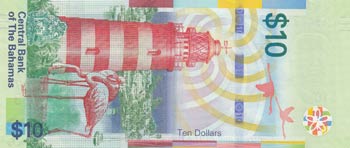 Bahamas, 10 Dollars, 2016, UNC, ... 