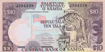 Samoa, 10 Tala, 2002, UNC, p34b