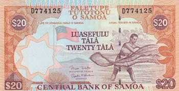 Samoa, 20 Tala, 2002, UNC, p35b