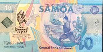 Samoa, 10 Tala, 2019, UNC, pNew