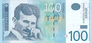 Serbia, 100 Dinara, 2013, UNC, p57