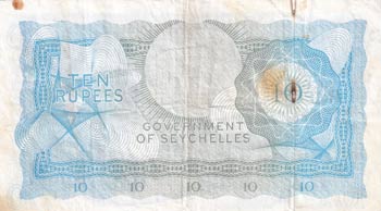 Seychelles, 10 Rupees, 1974, FINE, ... 