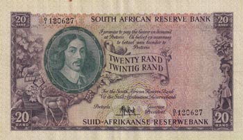 South Africa, 20 Rand, 1961, ... 